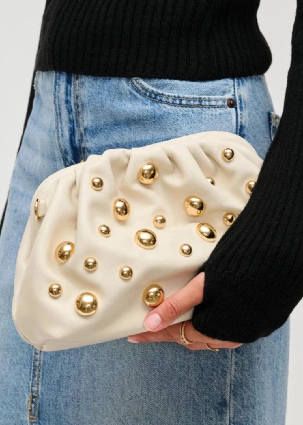 Benny Studded Clutch