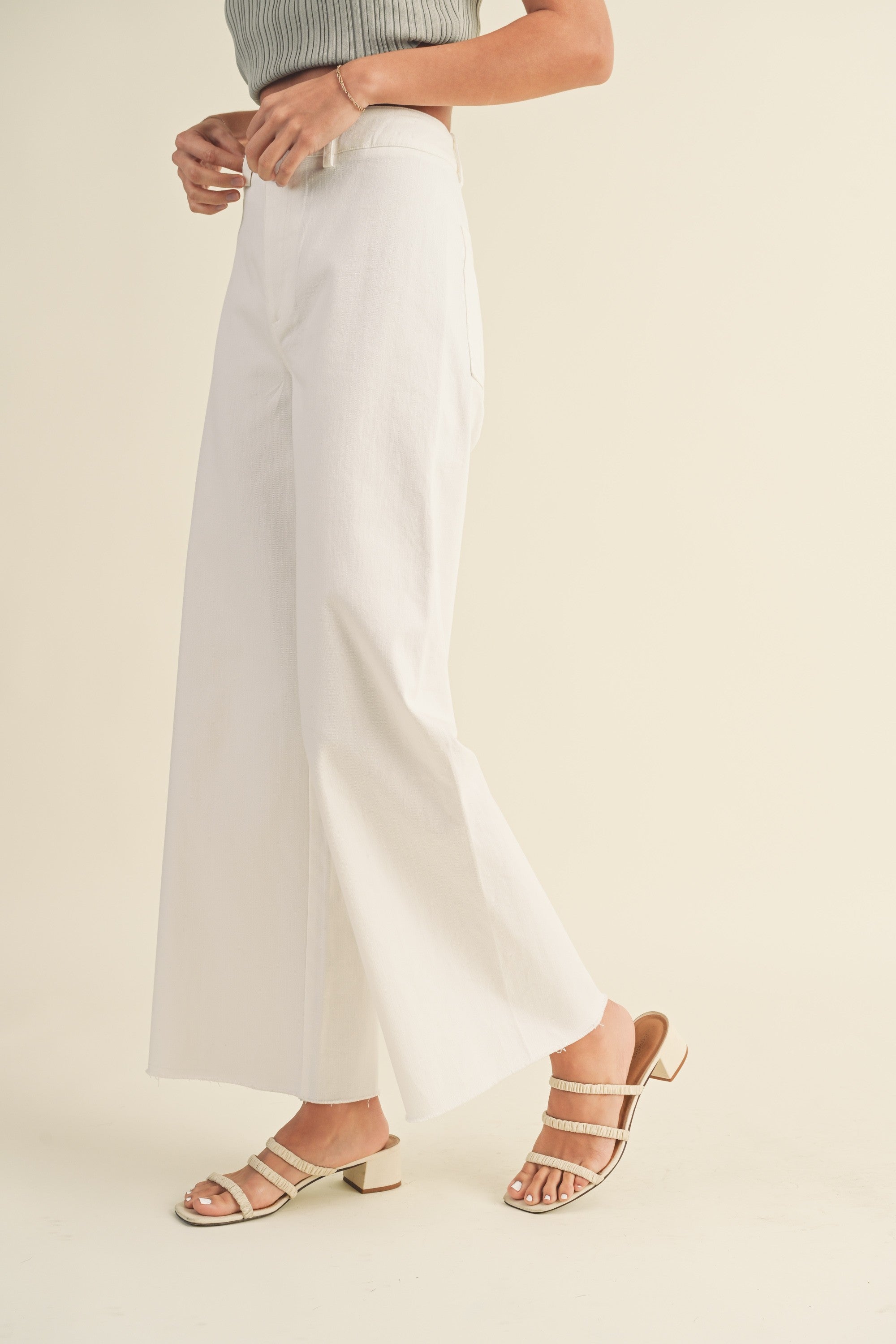 Breezy High Waisted Wide Leg
