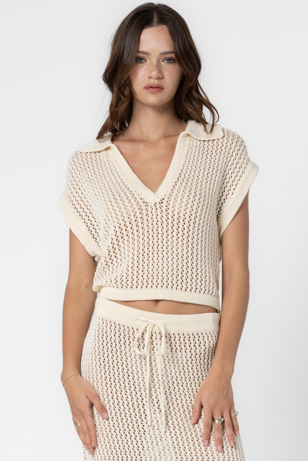 Cecily Crochet Top