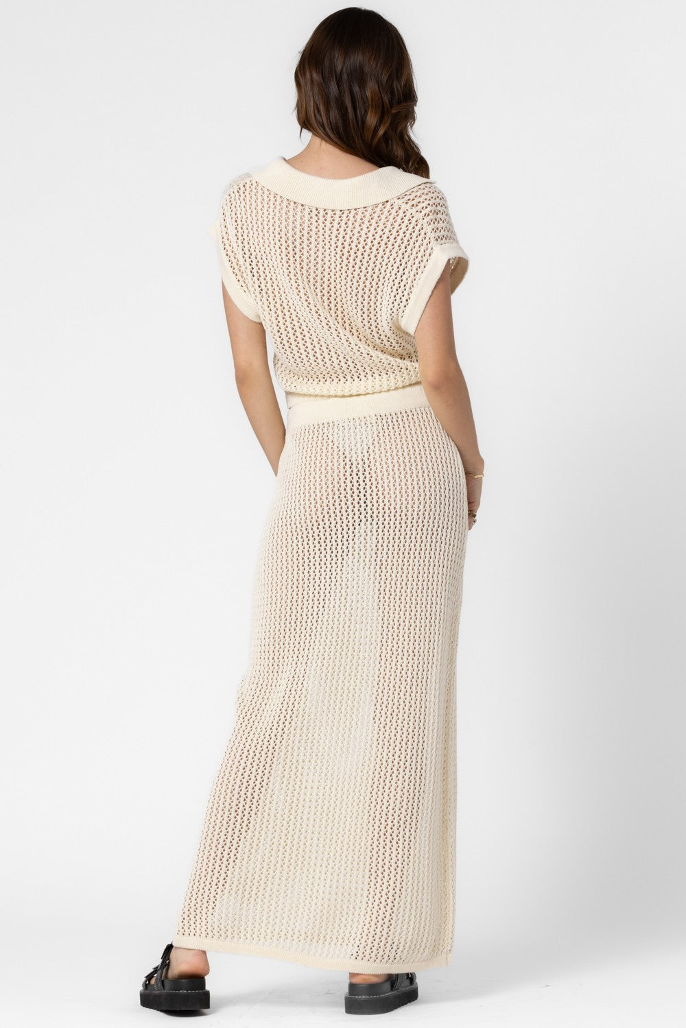 Cecily Crochet Maxi Skirt