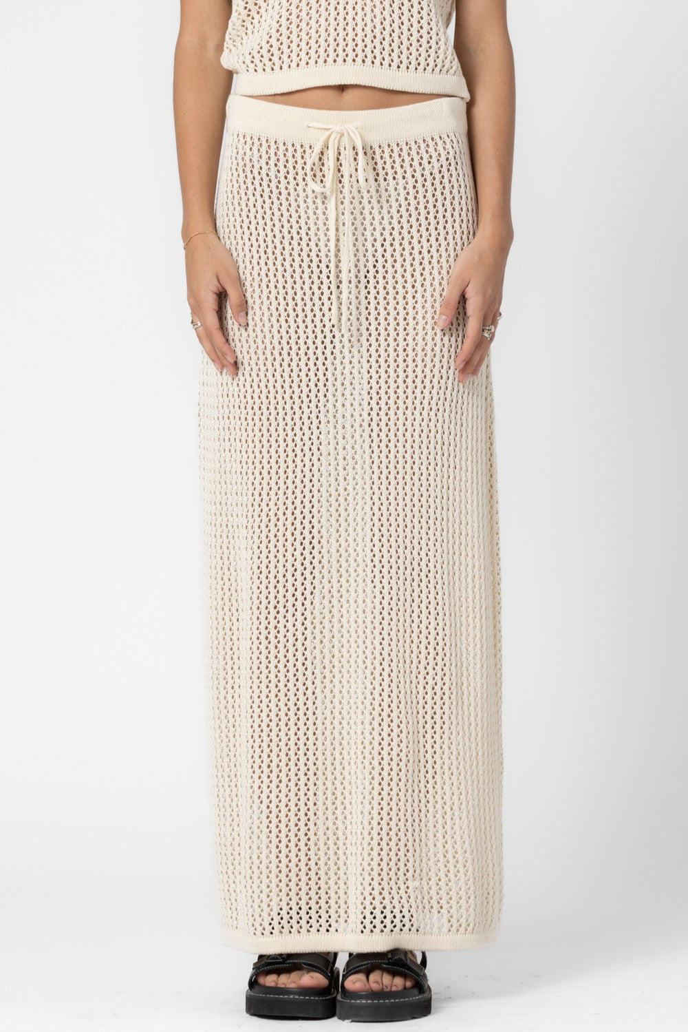 Cecily Crochet Maxi Skirt