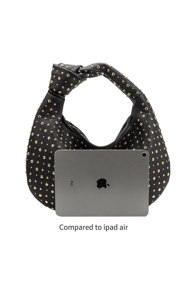 Brigitte Studded Shoulder Bag