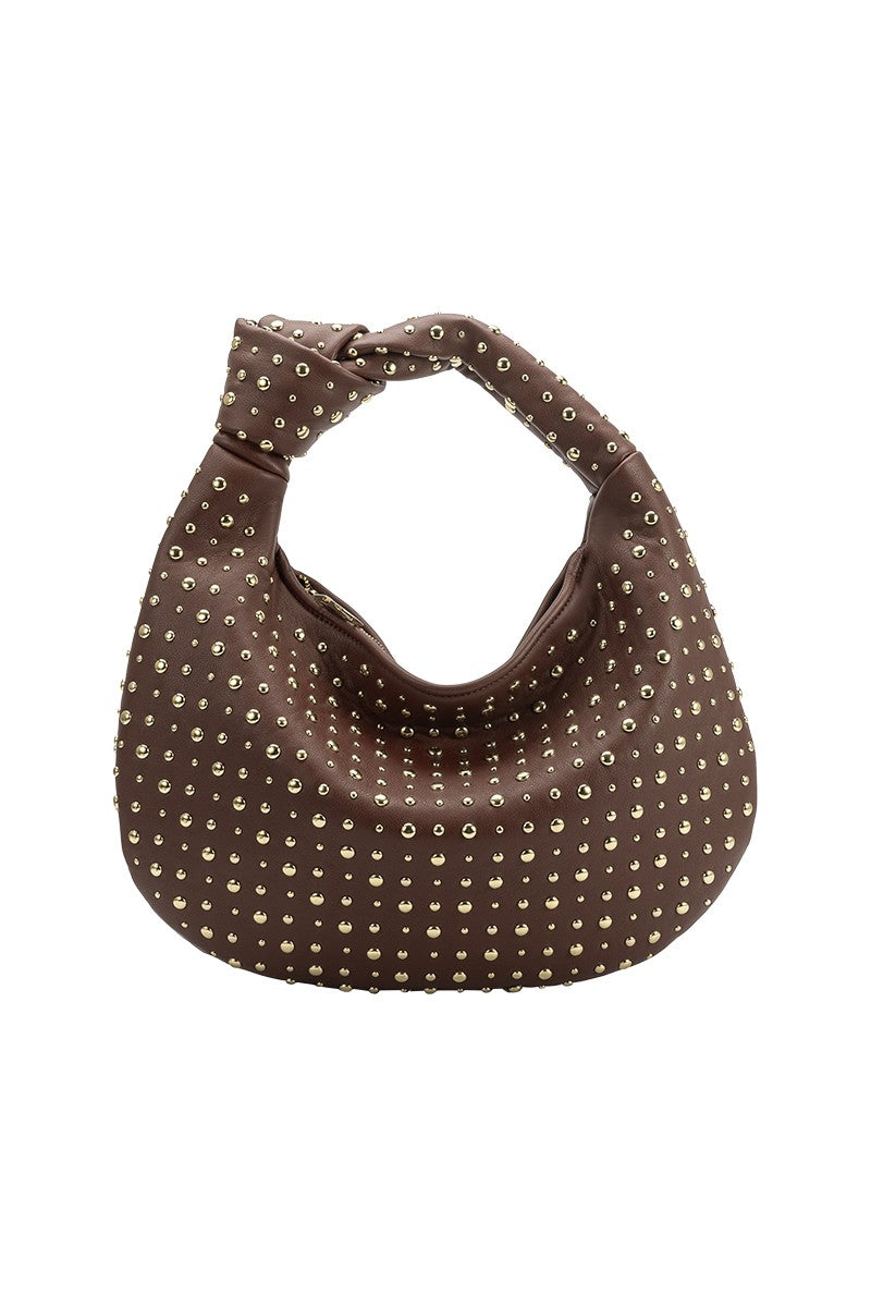 Brigitte Studded Shoulder Bag