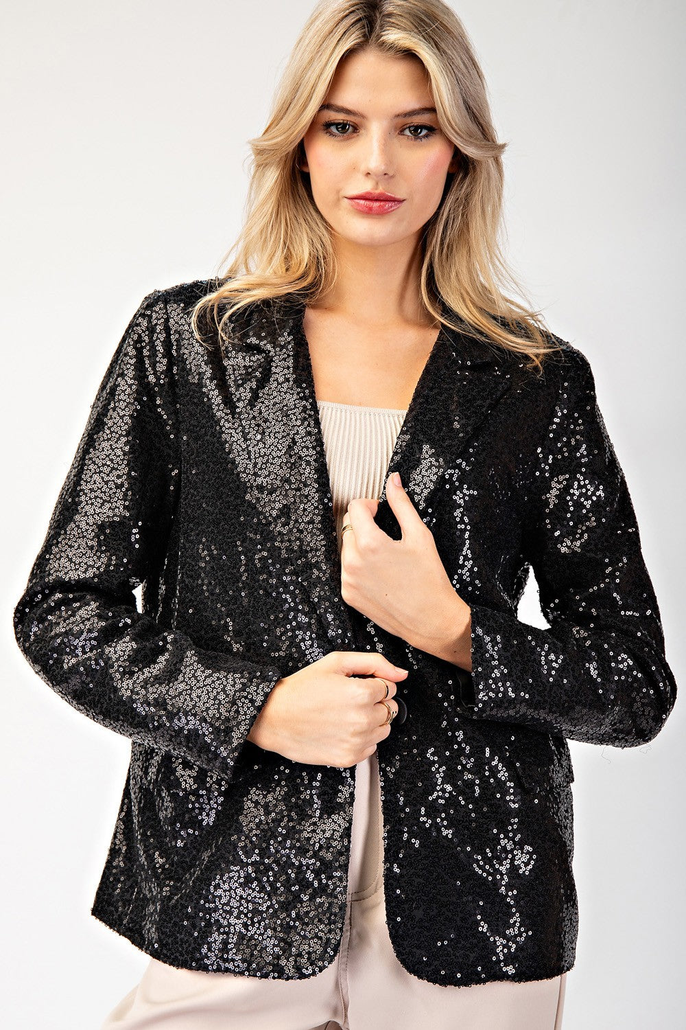 Stassi Sequin Blazer