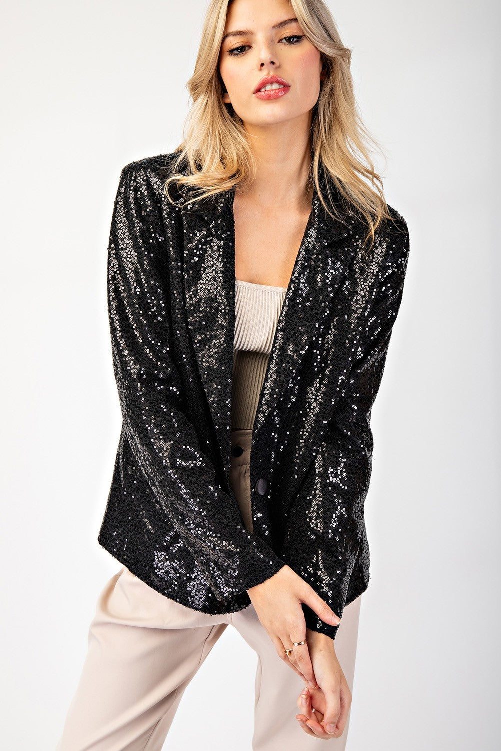 Stassi Sequin Blazer