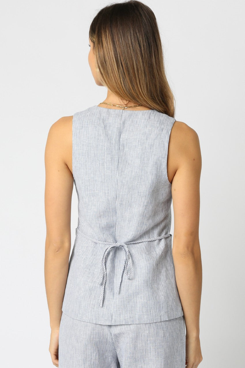 Melody Linen Vest