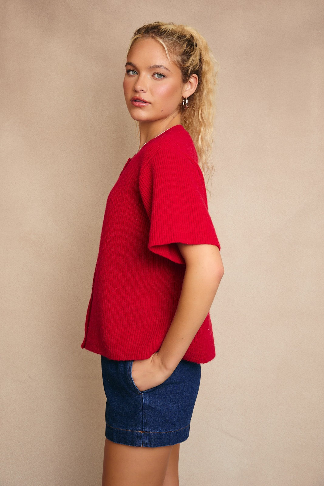 Short Sleeve Cardigan