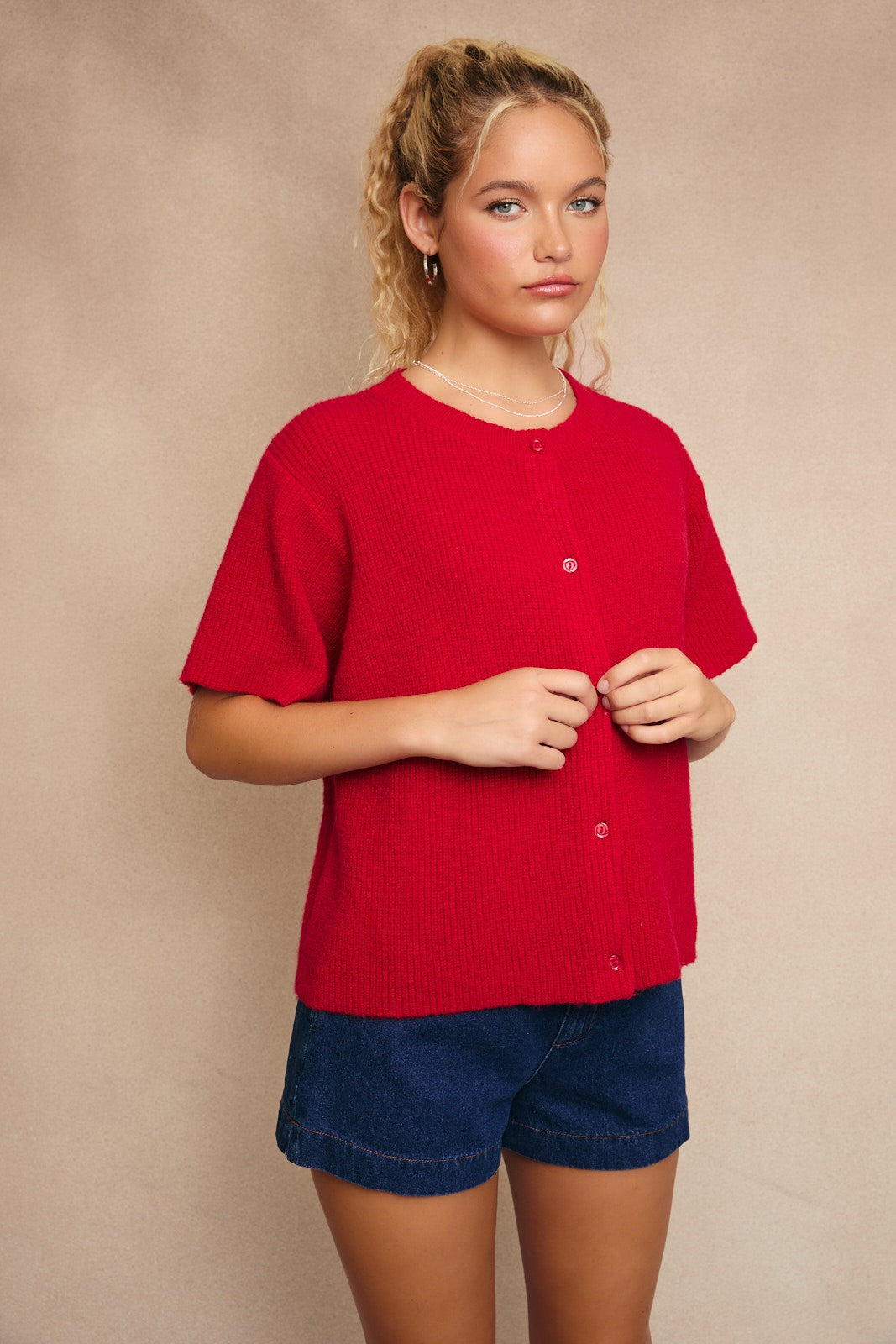 Short Sleeve Cardigan