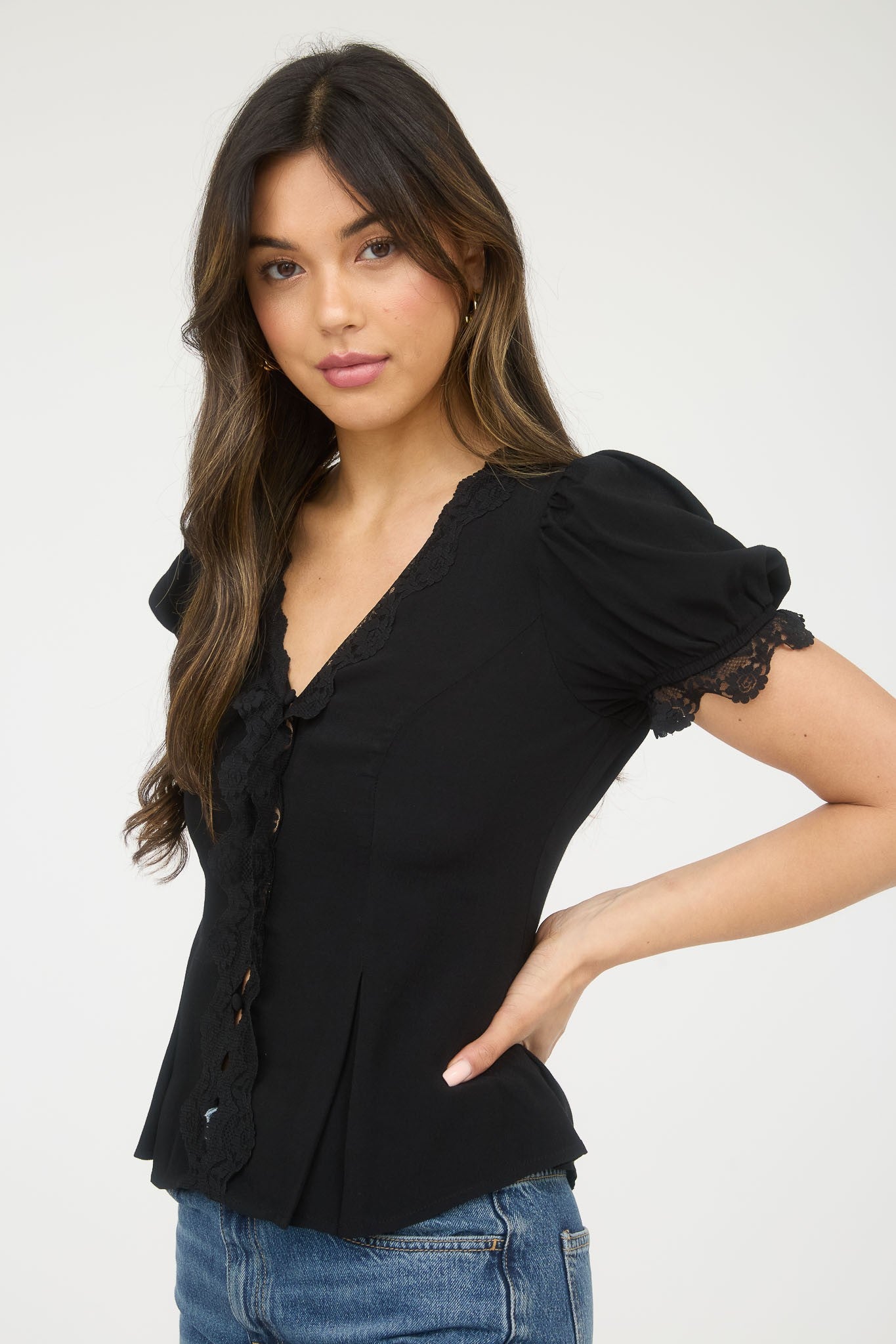 Paige Puff Sleeve Blouse