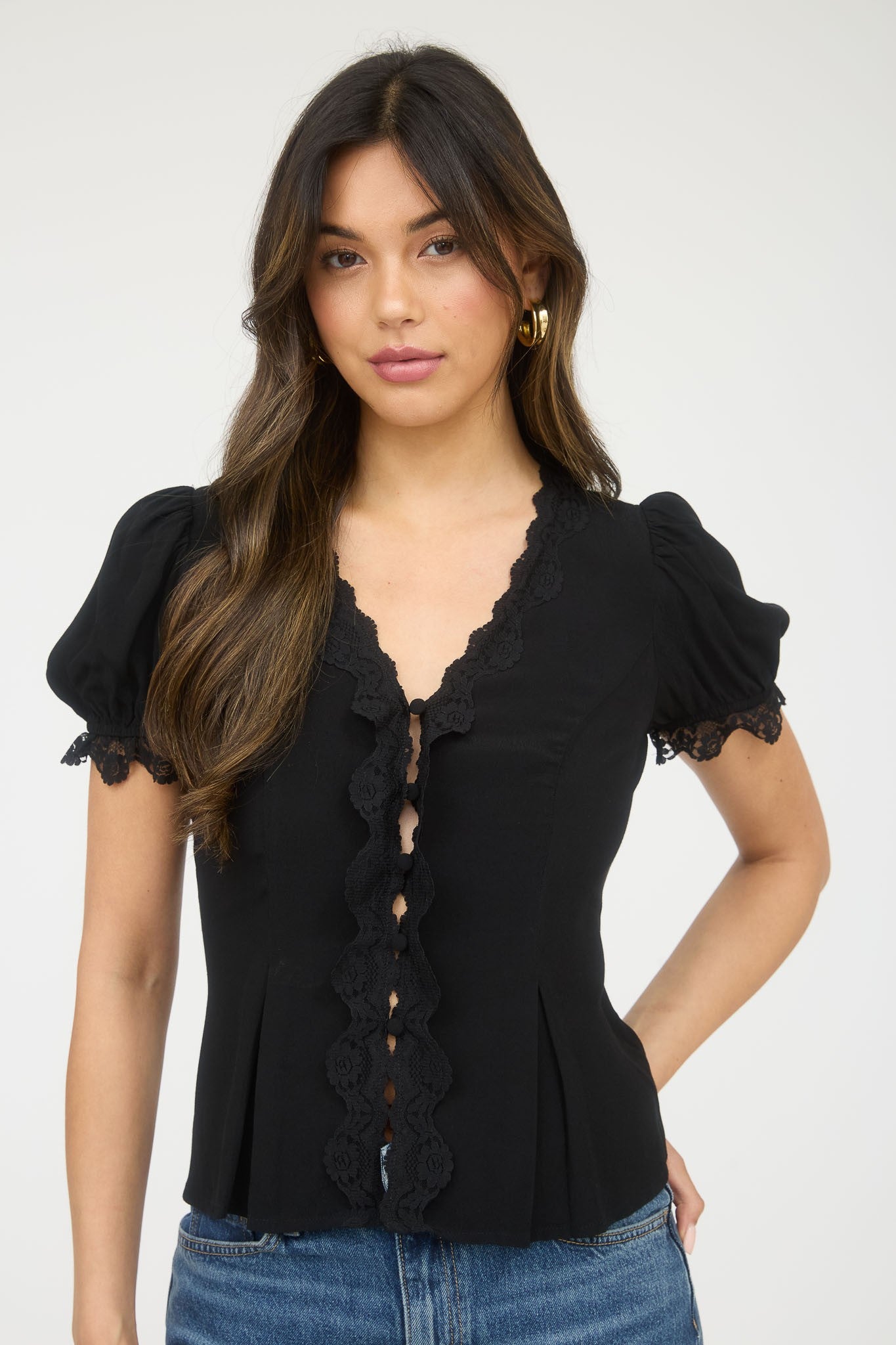 Paige Puff Sleeve Blouse