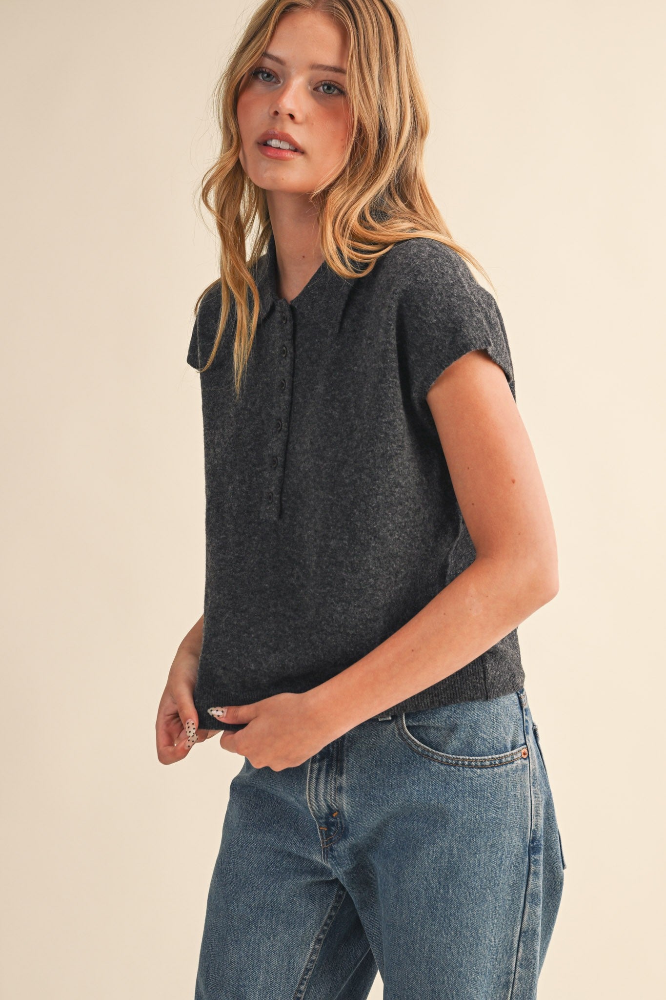 Campbell Short Sleeve Sweater