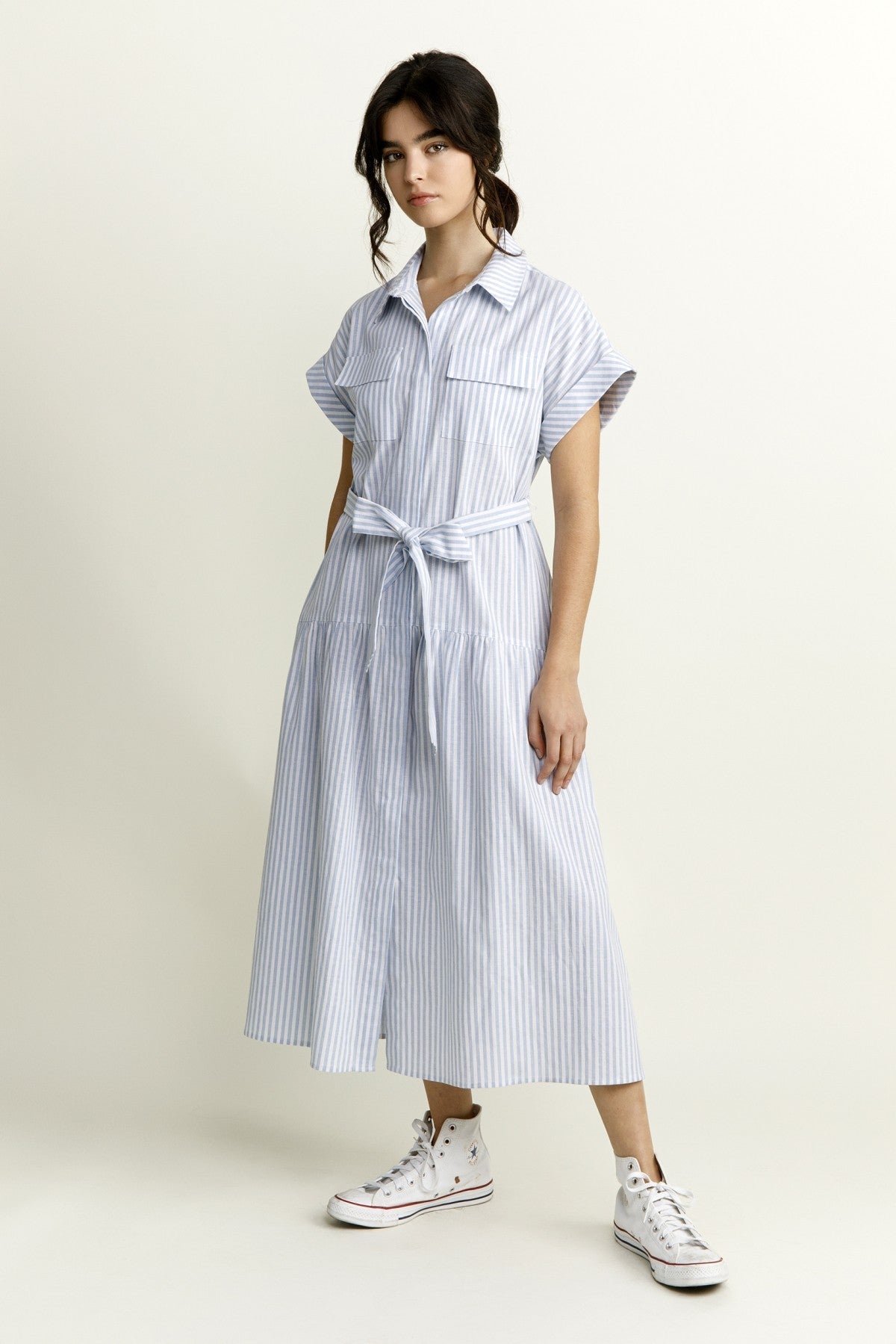 Marjorie Striped Maxi Dress