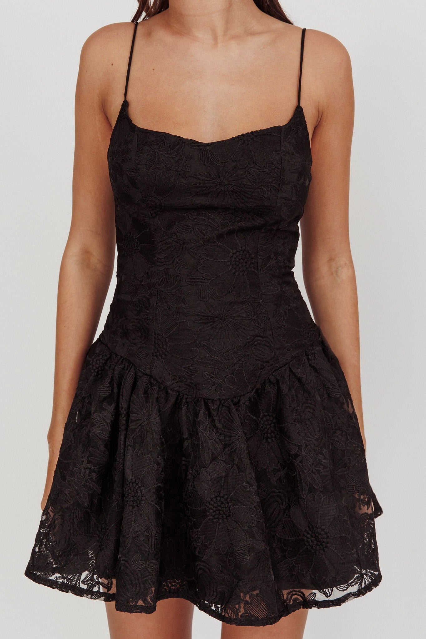 Pippa Drop Waist Mini Dress