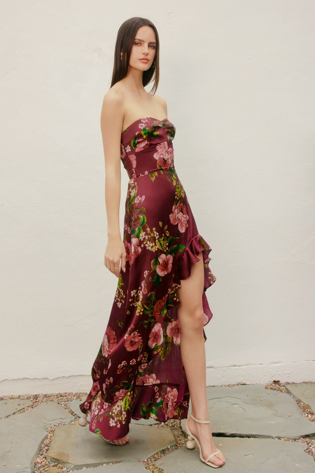 Merlot Rose Dress