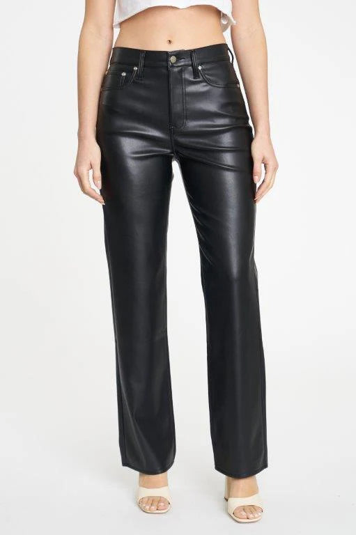 Leather Sundaze High Rise Vintage Straight