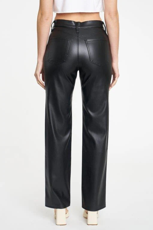 Leather Sundaze High Rise Vintage Straight
