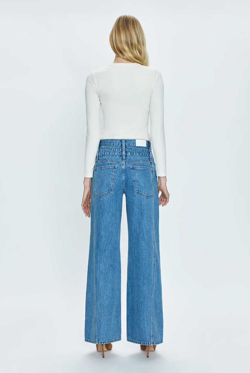 Caleb High Rise Relaxed Stacked Waist