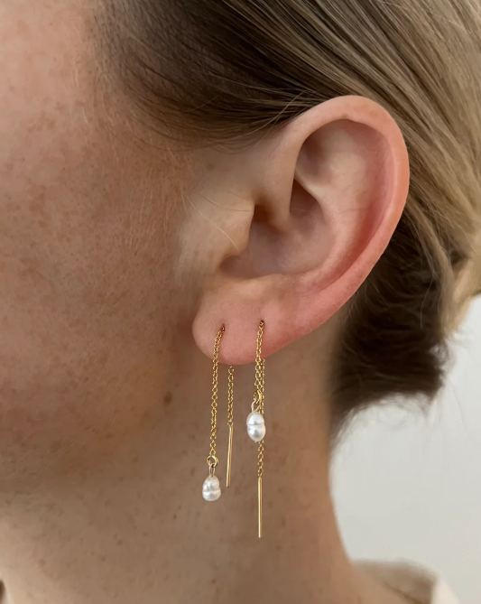 Pearl Threader Earring