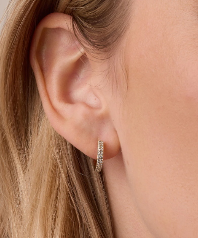 Wilder Shimmer Bar Huggies-Gold