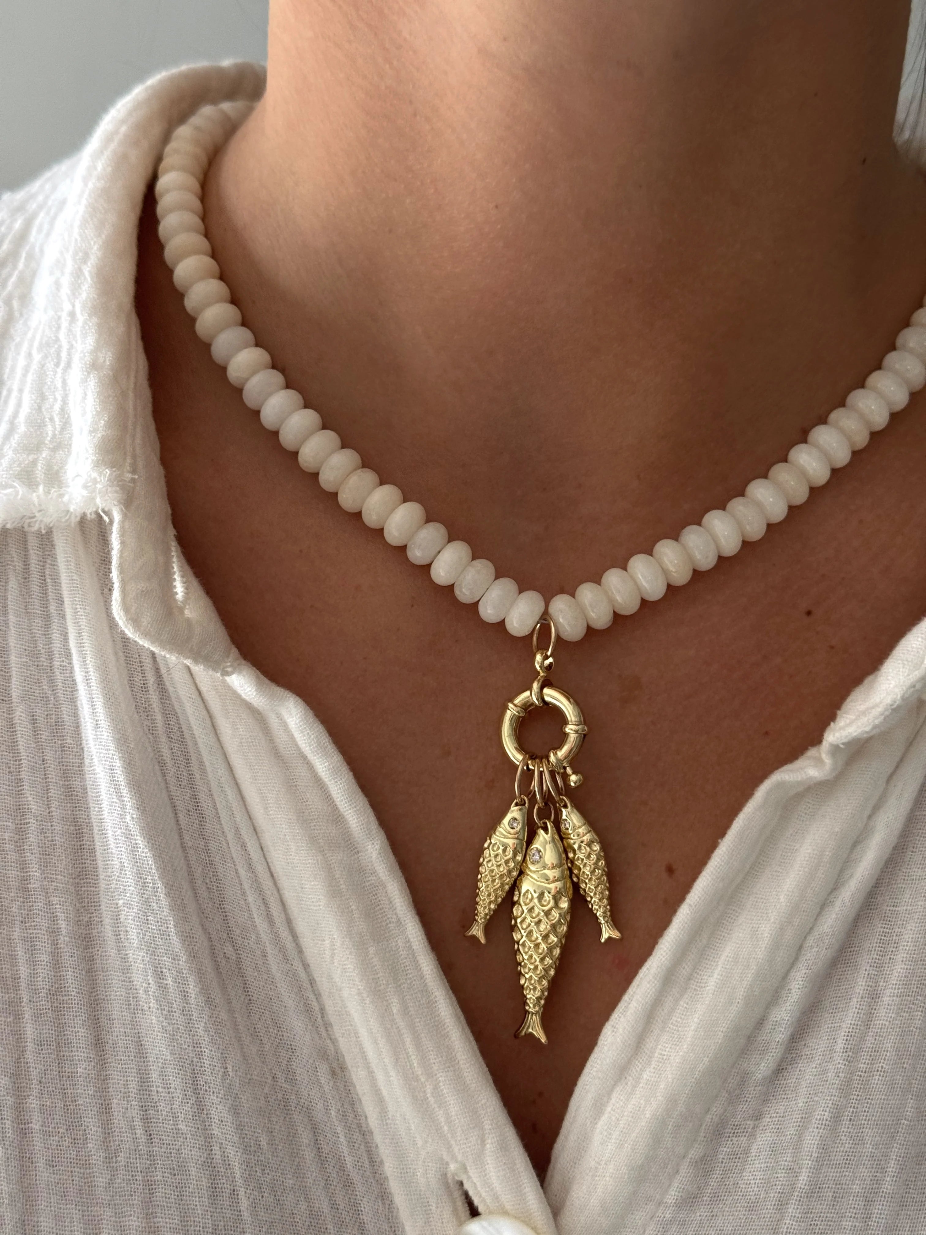 Fish Charm Necklace