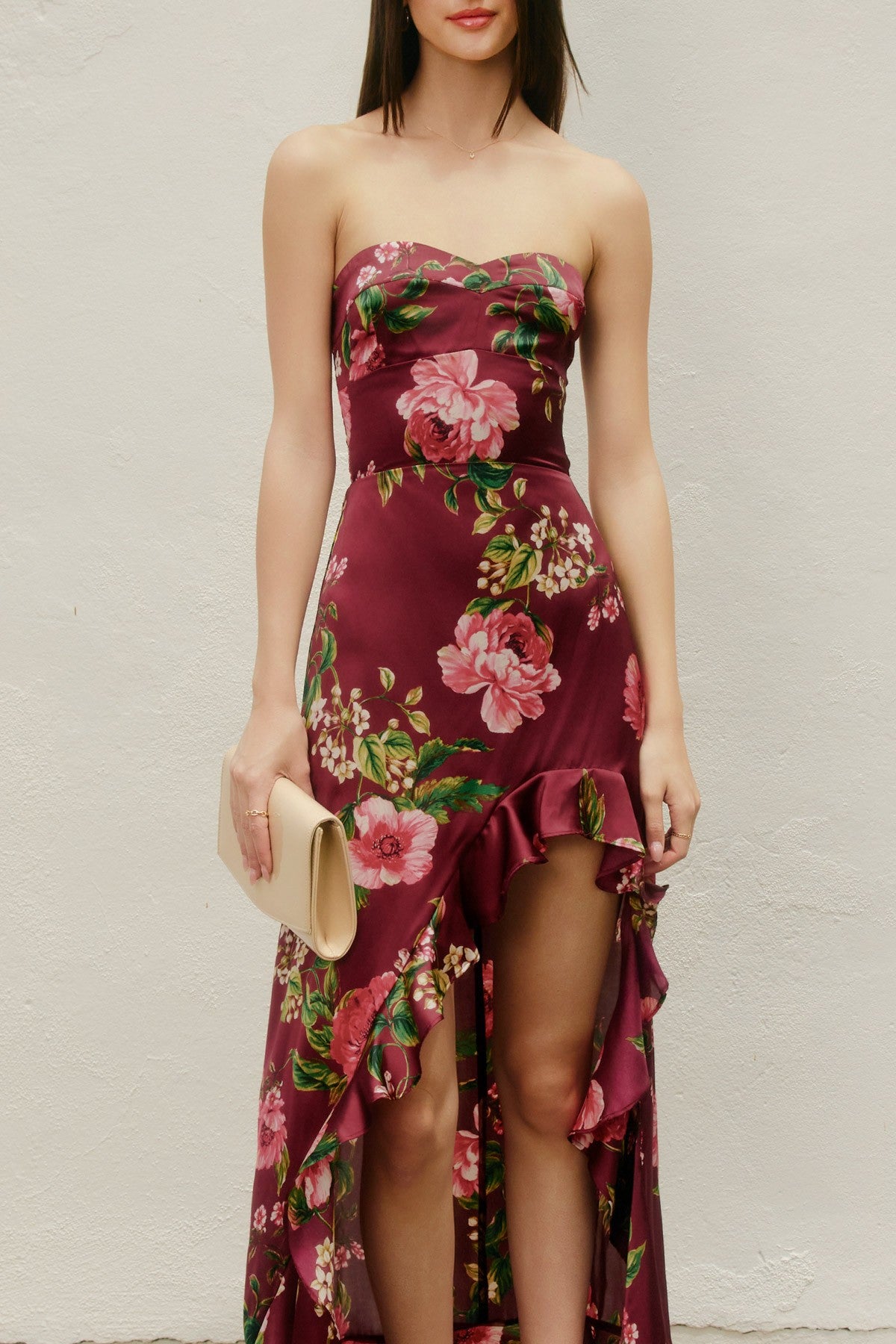 Merlot Rose Dress